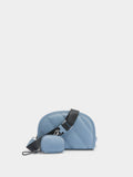 Bolso Bandolera Textura Suave Y Colgante