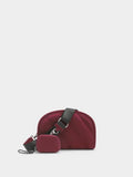 Bolso Bandolera Textura Suave Y Colgante