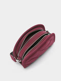 Bolso Bandolera Textura Suave Y Colgante