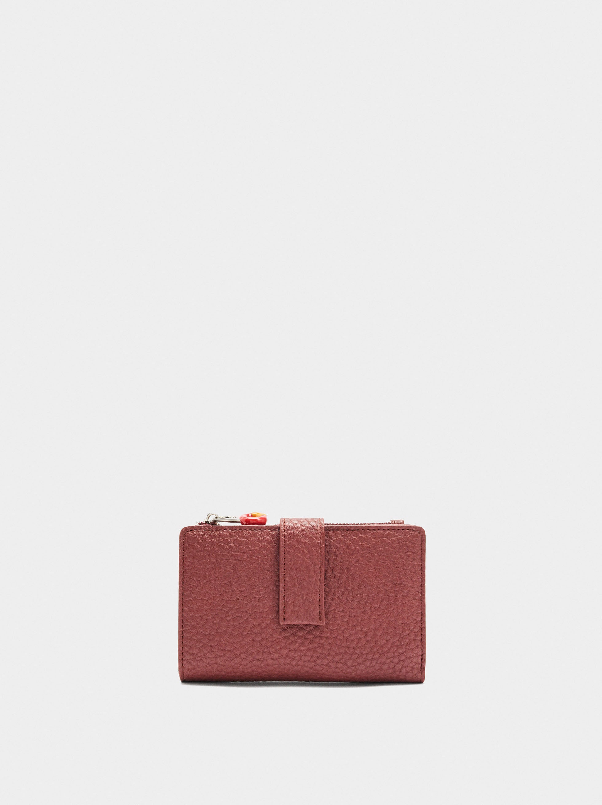 Cartera Con Textura  Efecto Doble M