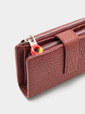 Cartera Con Textura  Efecto Doble M