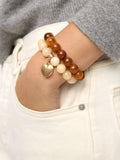 Set De Pulseras Elásticas Con Corazón