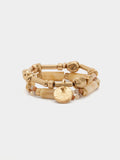 Set De Pulseras Elásticas Efecto Piedra
