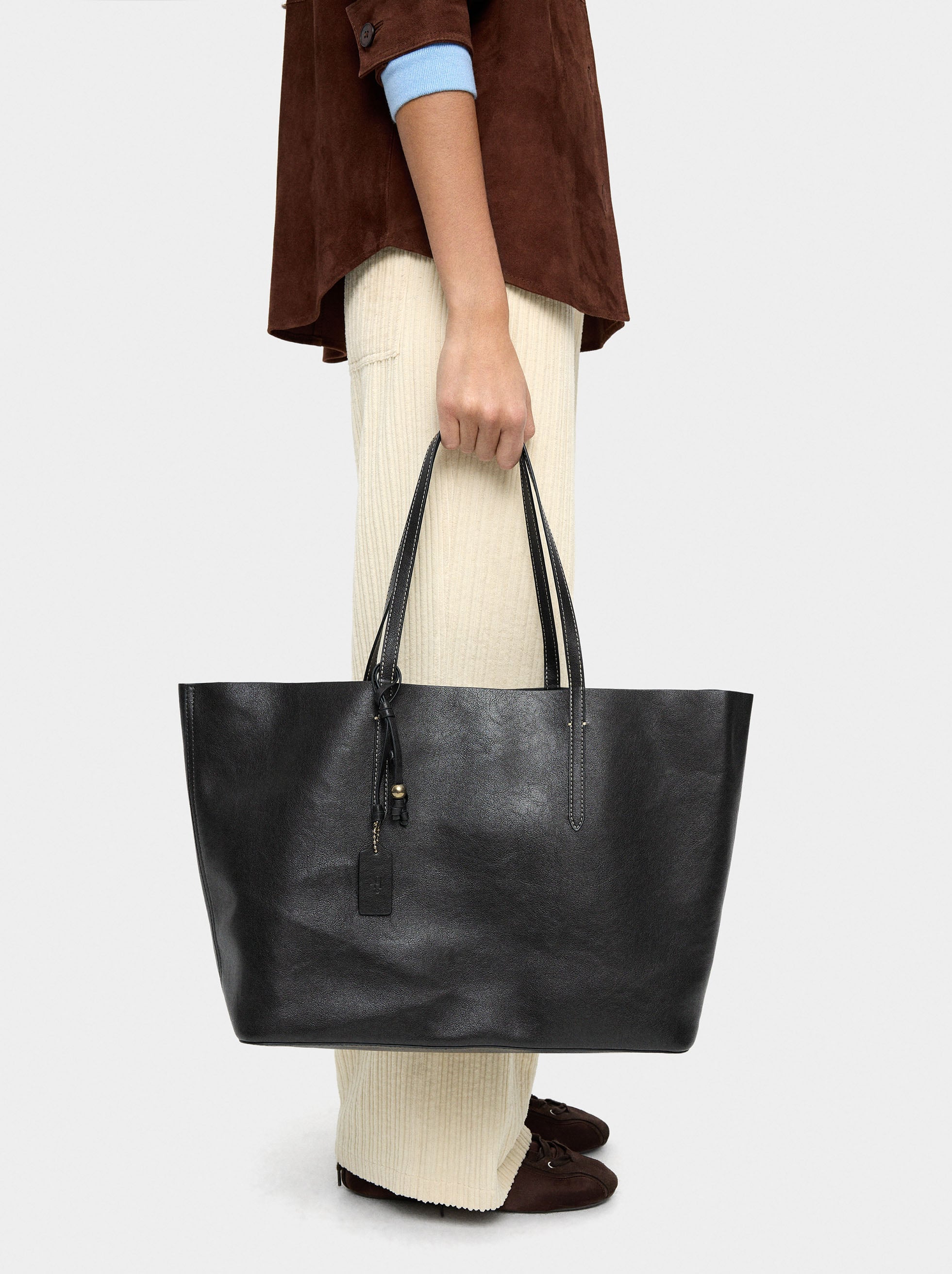 Bolso Shopper Reversible Con Bolsa Extraíble L