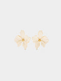 Pendientes Flor Con Esmalte