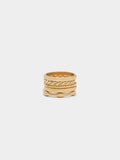 Set Con Anillos Dorados