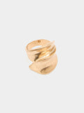Anillo Cruzado Con Relieve