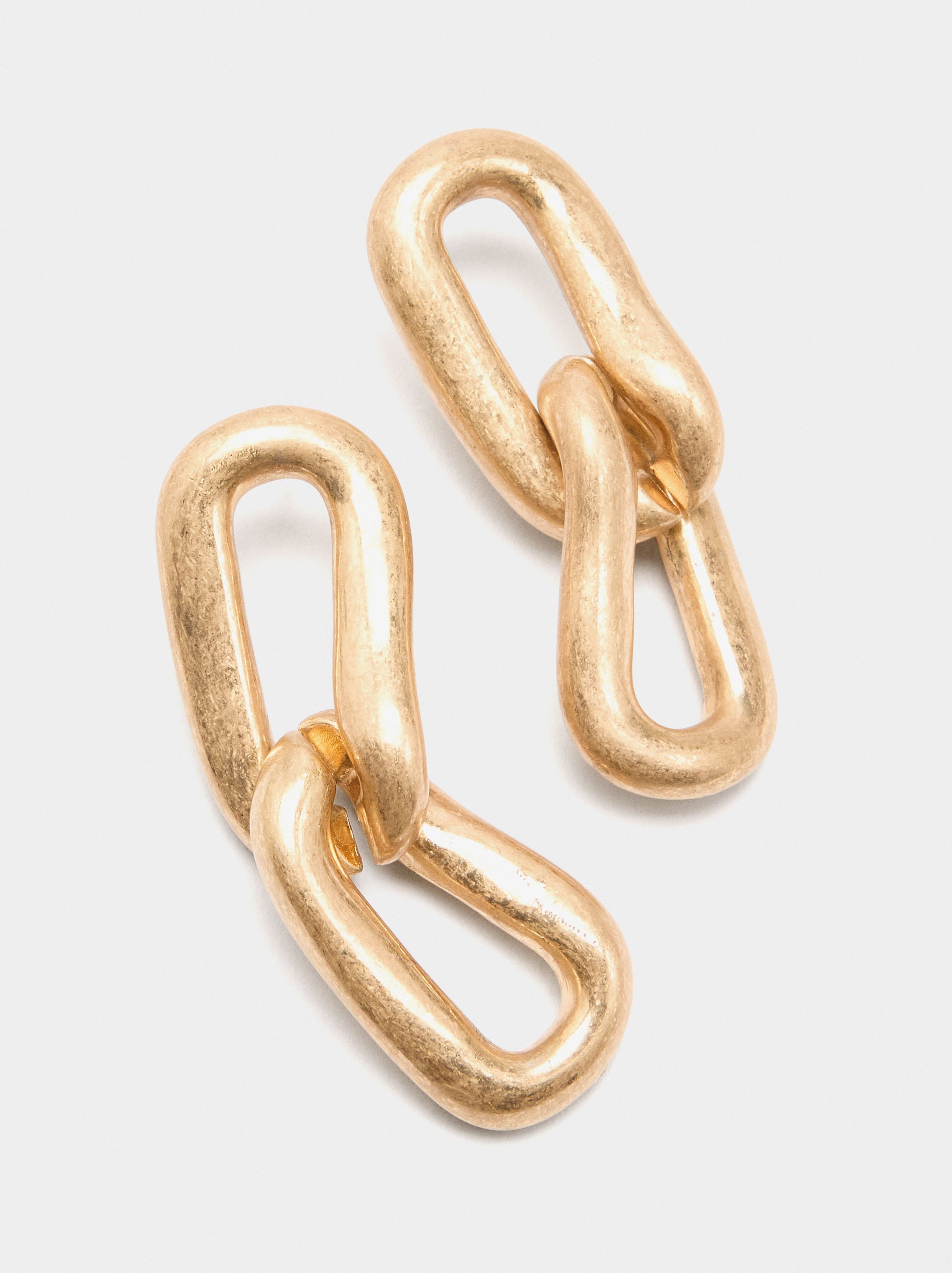 Pendientes Largos Con Eslabones