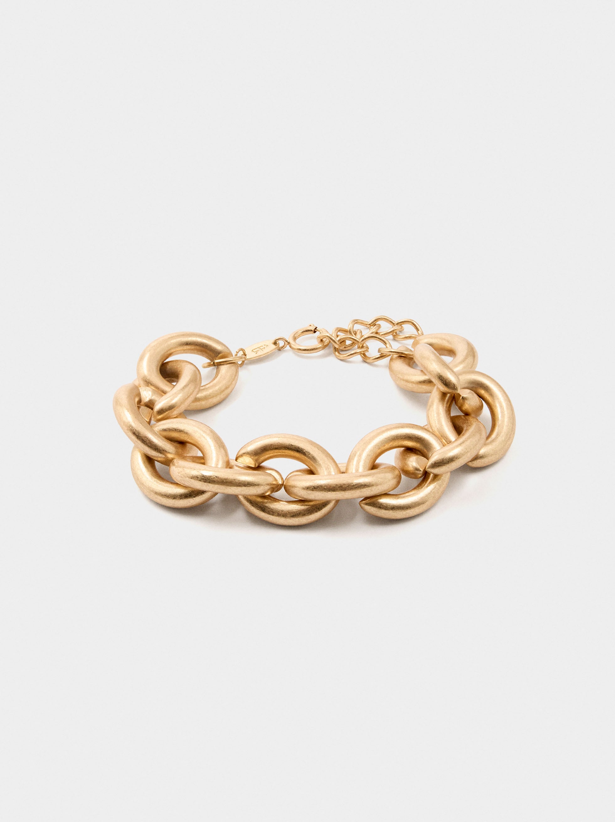 Pulsera Con Eslabones Grandes