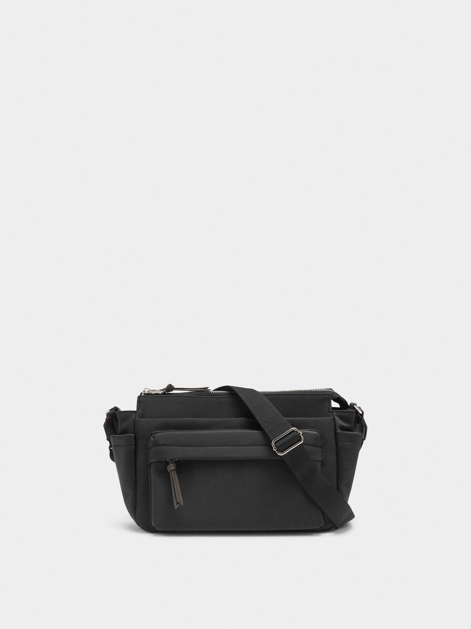 Bolso Bandolera Efecto Nylon