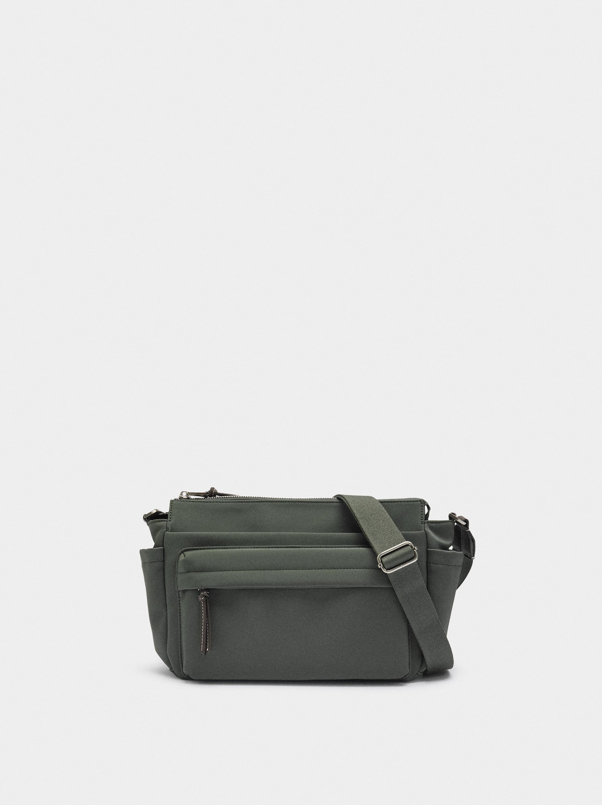 Bolso Bandolera Efecto Nylon