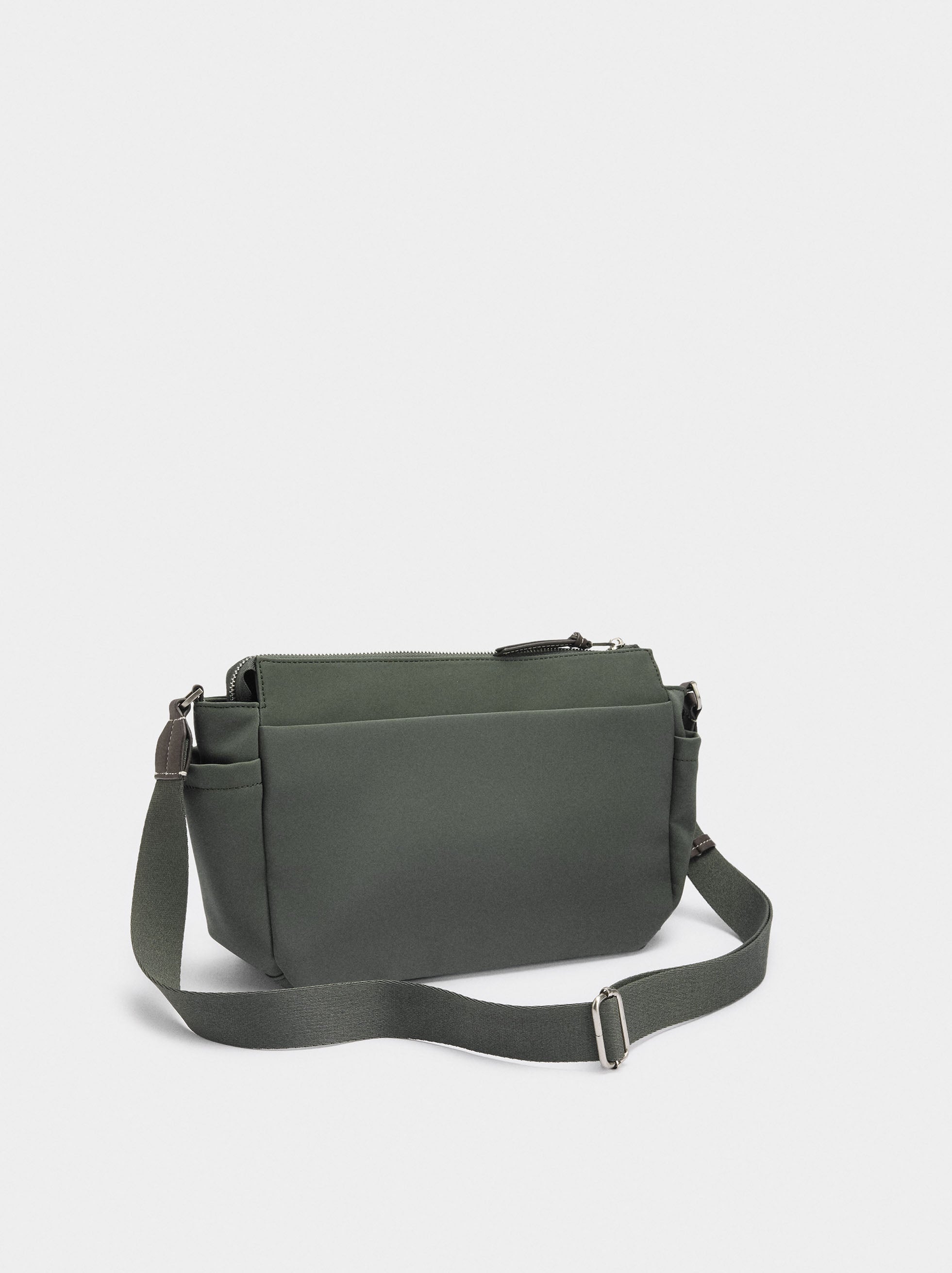 Bolso Bandolera Efecto Nylon