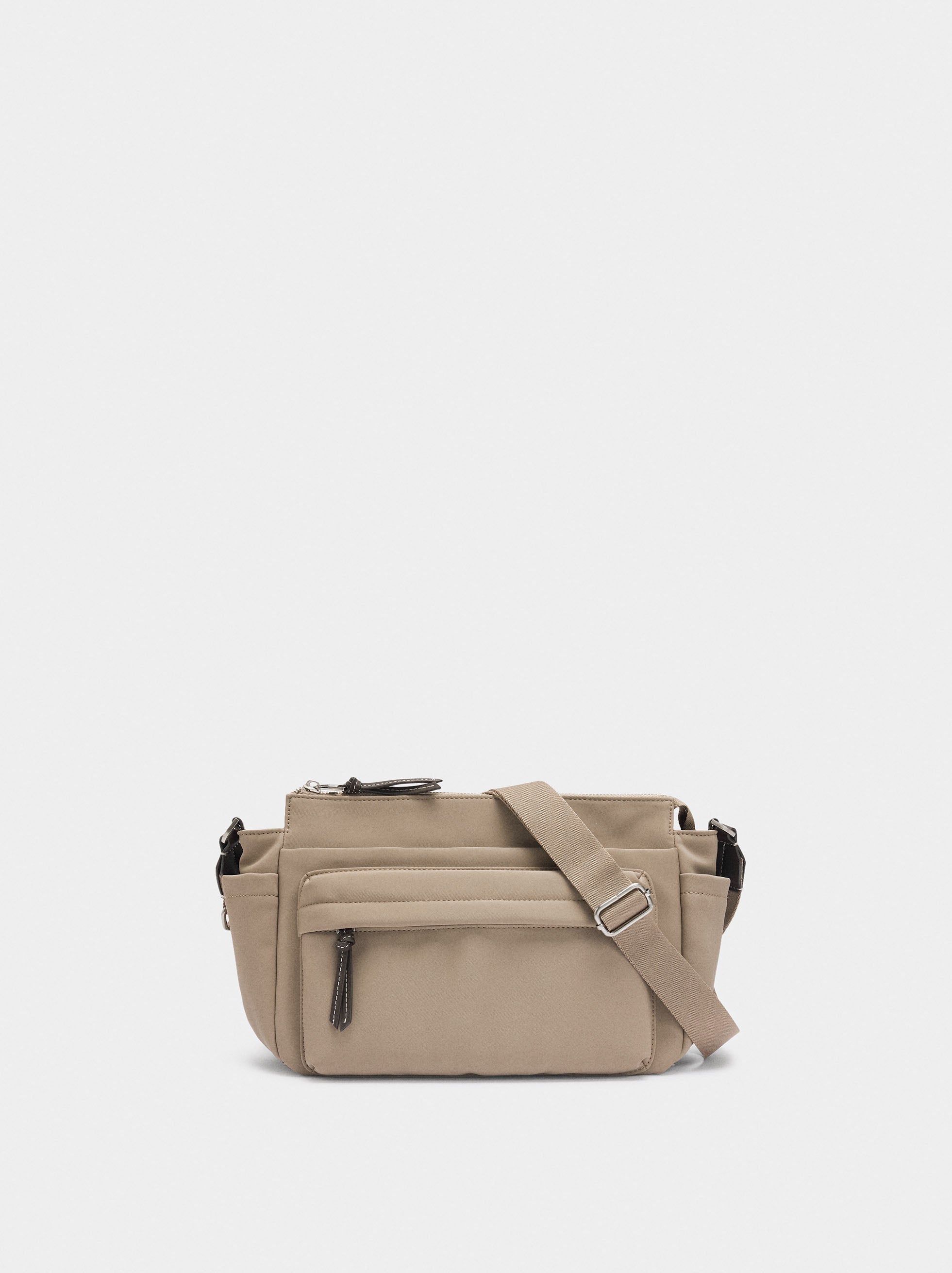 Bolso Bandolera Efecto Nylon