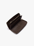 Cartera Con Textura Y Cierre De Cremallera