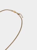 Collar Cadena De Serpiente Con Corazón