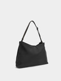 Bolso Shopper De Nylon Con Colgante