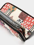 Cartera Estampada Con Textura