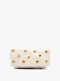 Bolso De Mano Con Esferas Y Solapa