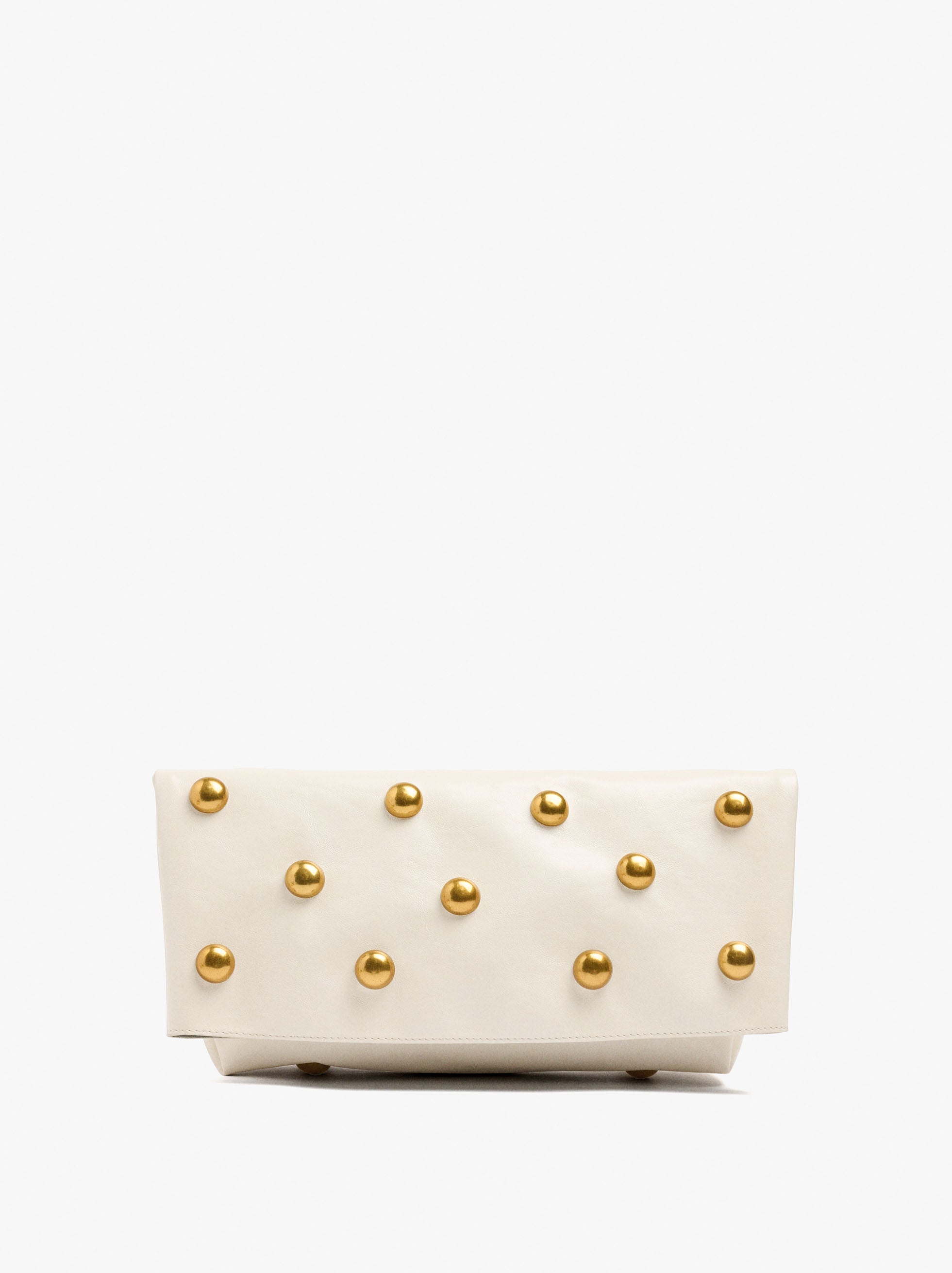 Bolso De Mano Con Esferas Y Solapa
