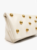 Bolso De Mano Con Esferas Y Solapa