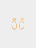 Pendientes Con Aro Irregular