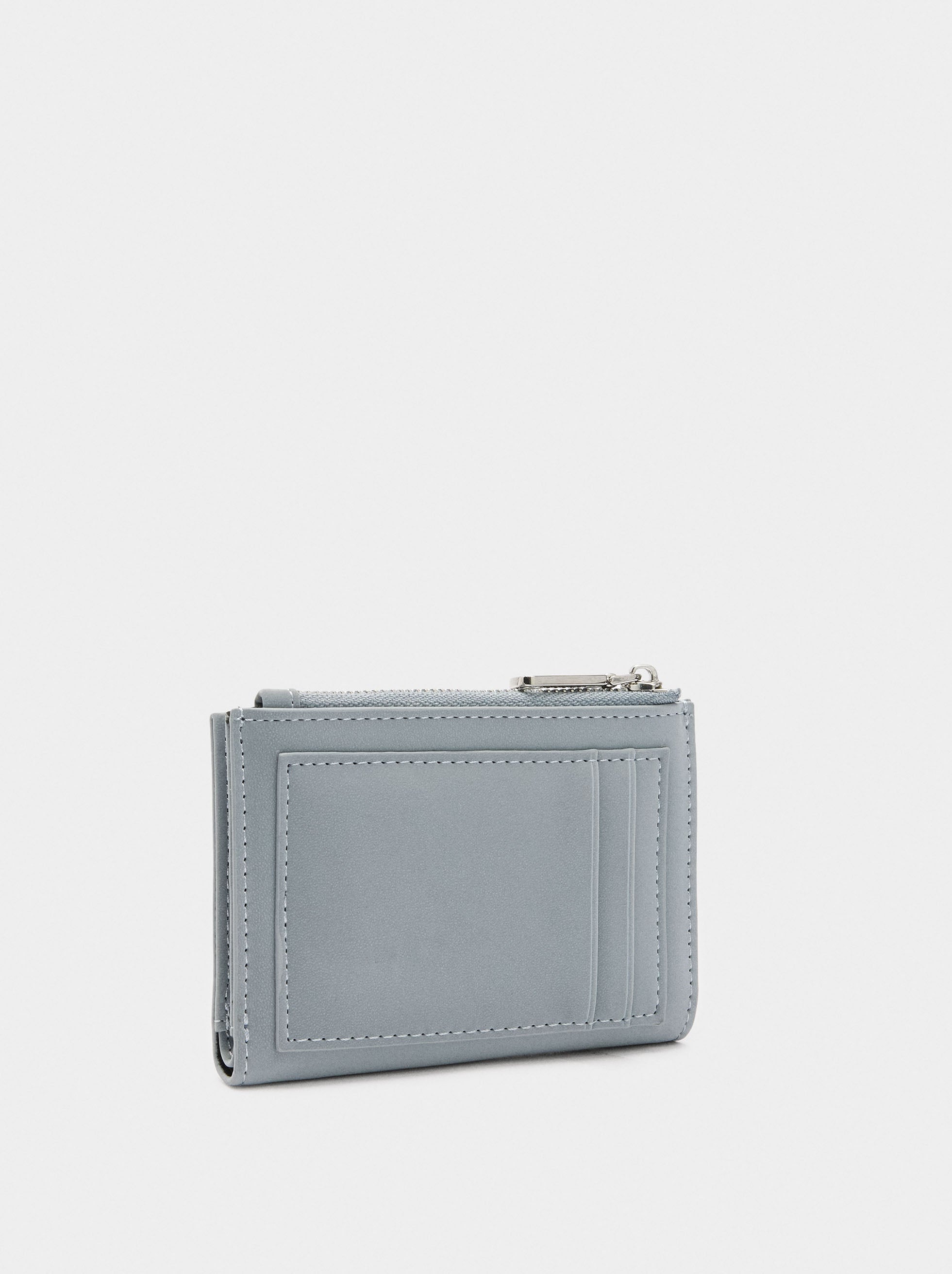 Cartera Con Textura Suave