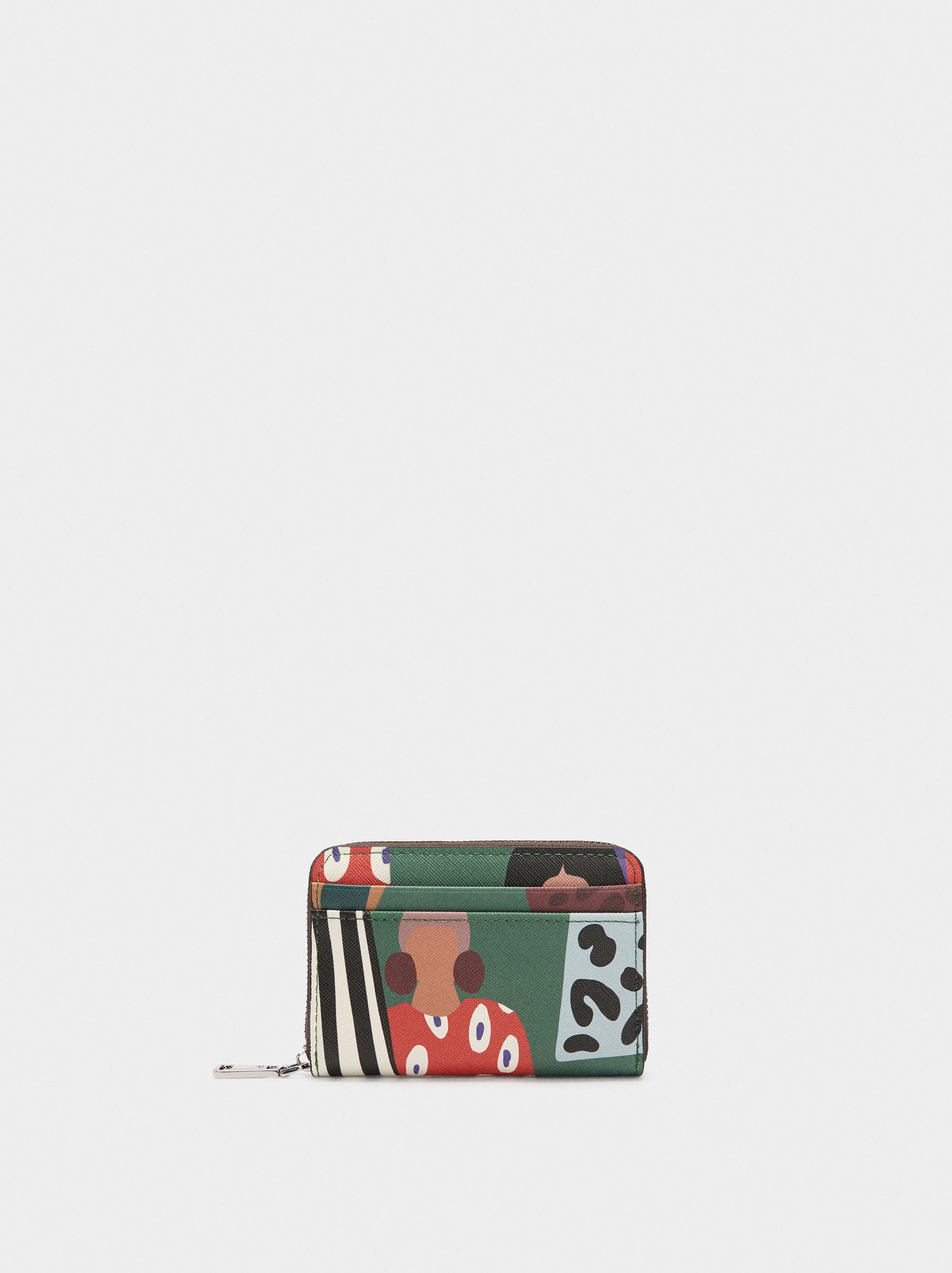 Cartera Con Textura Estampada