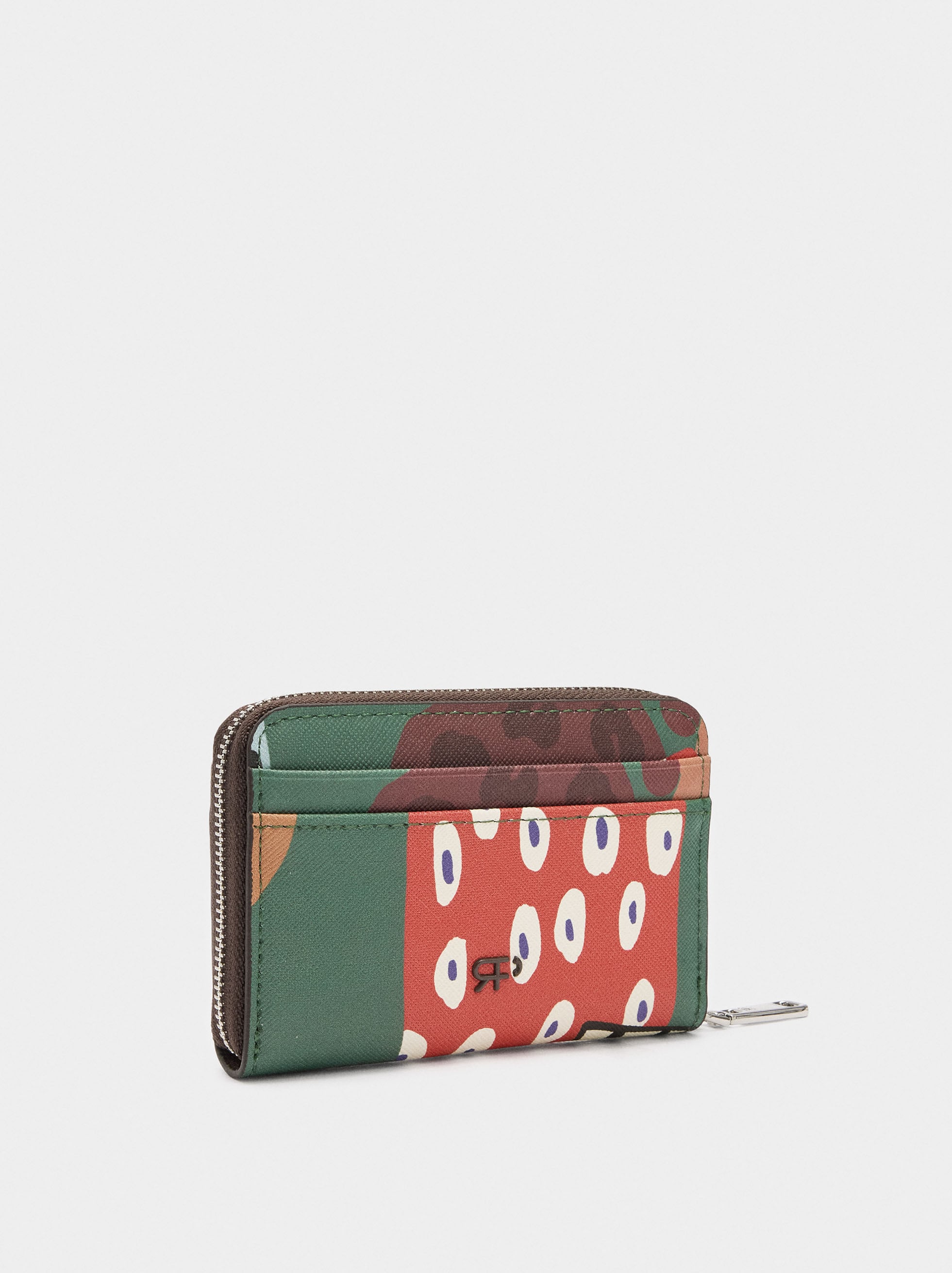 Cartera Con Textura Estampada