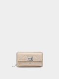 Cartera Acolchoada Con Textura Suave