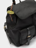 Mochila De Nylon Con Colgante