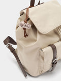 Mochila De Nylon Con Colgante