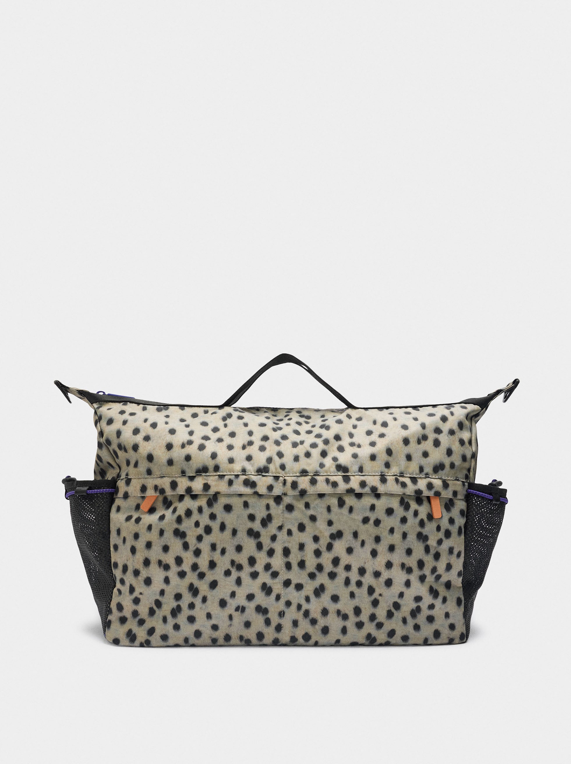 Bolso De Deporte Estampado De Nylon