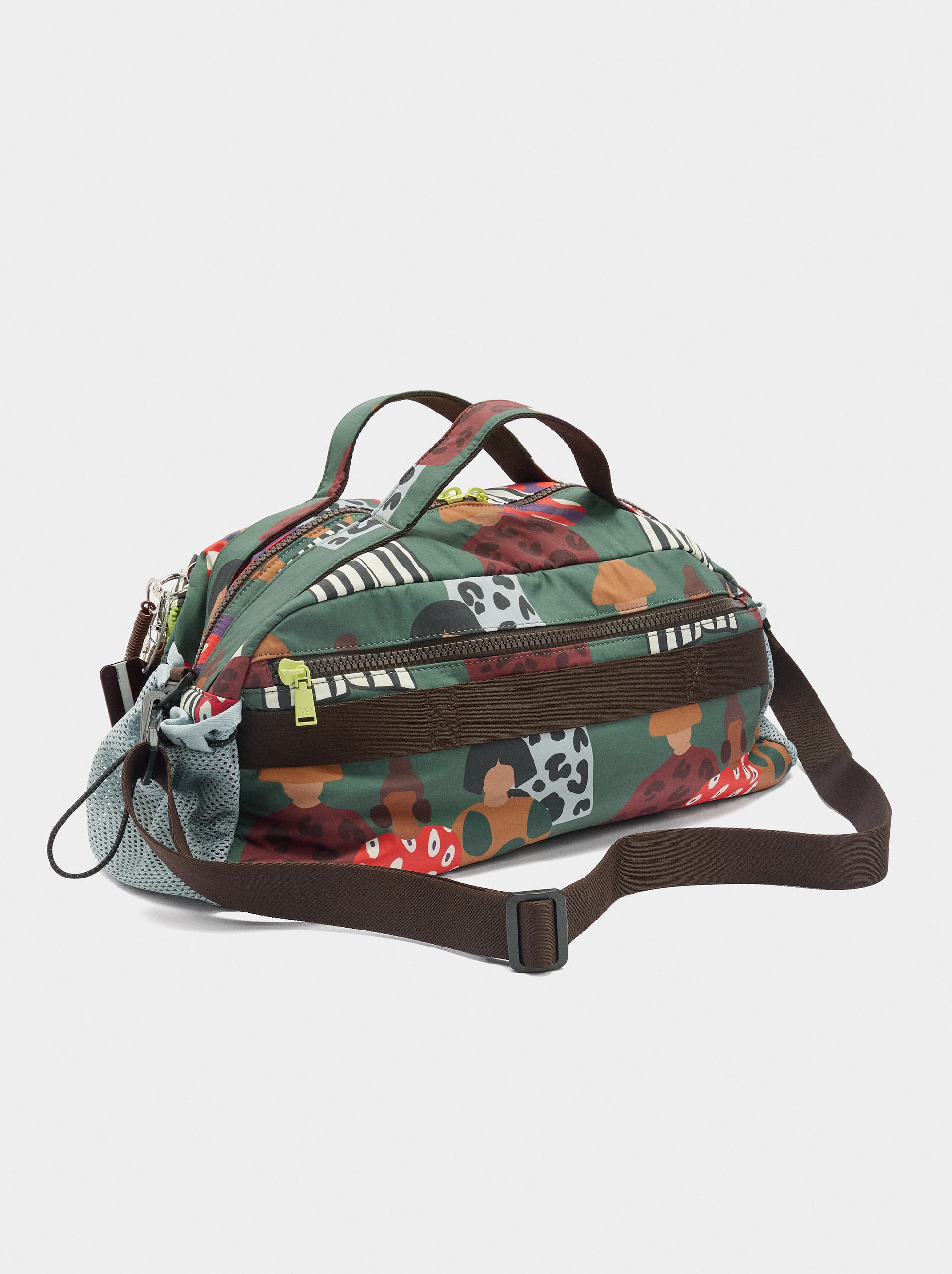 Bolso De Deporte Estampado De Nylon