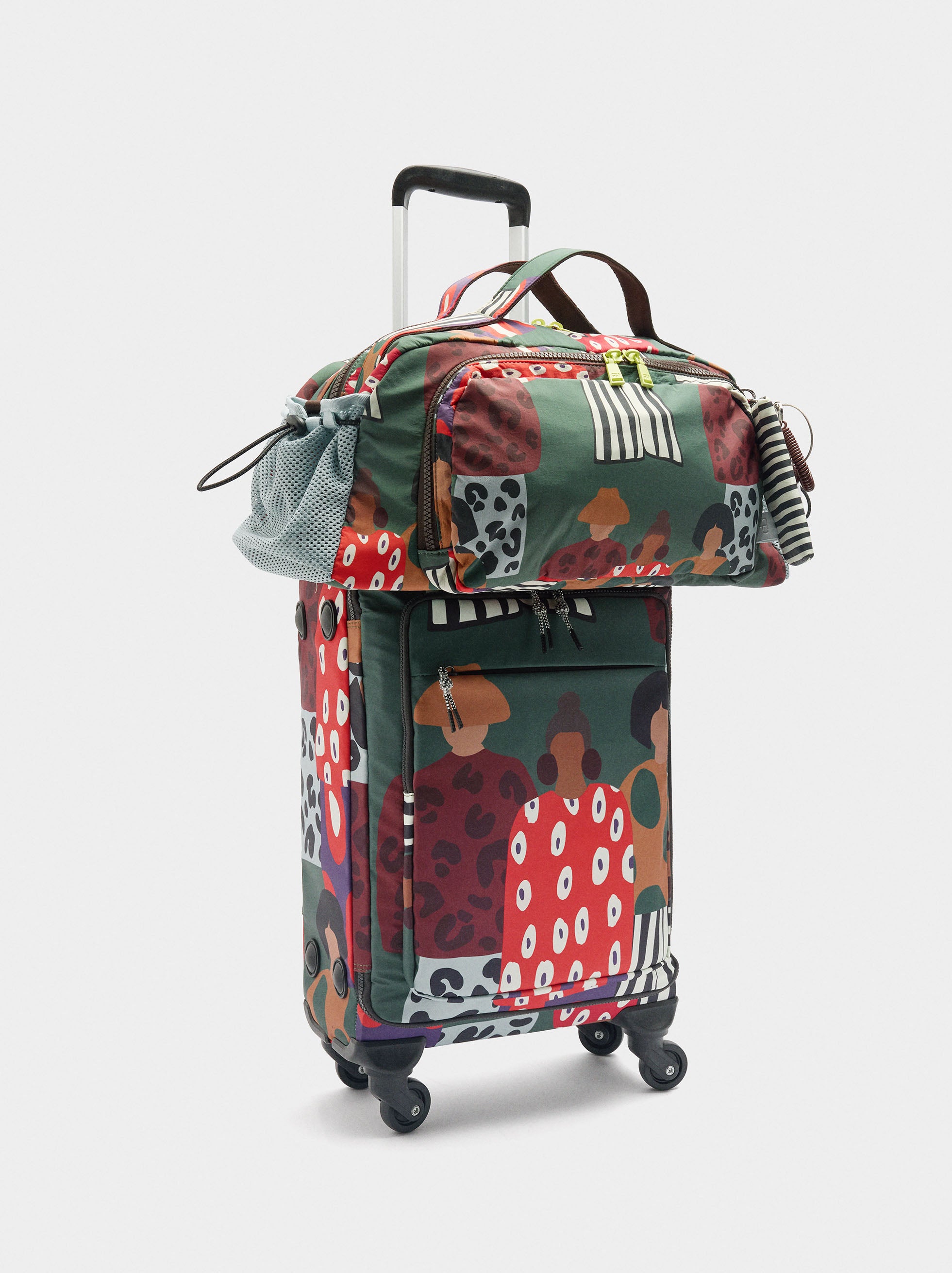Bolso De Deporte Estampado De Nylon