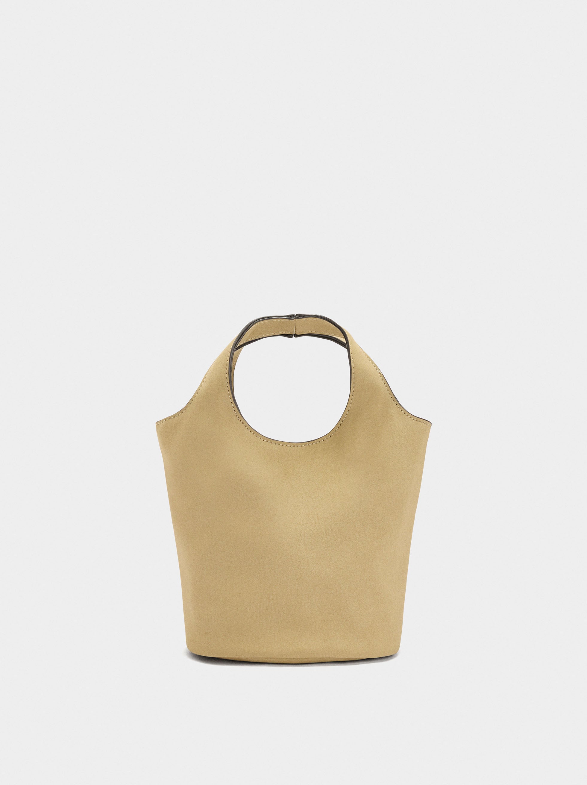 Bolso Bombonera Efecto Piel