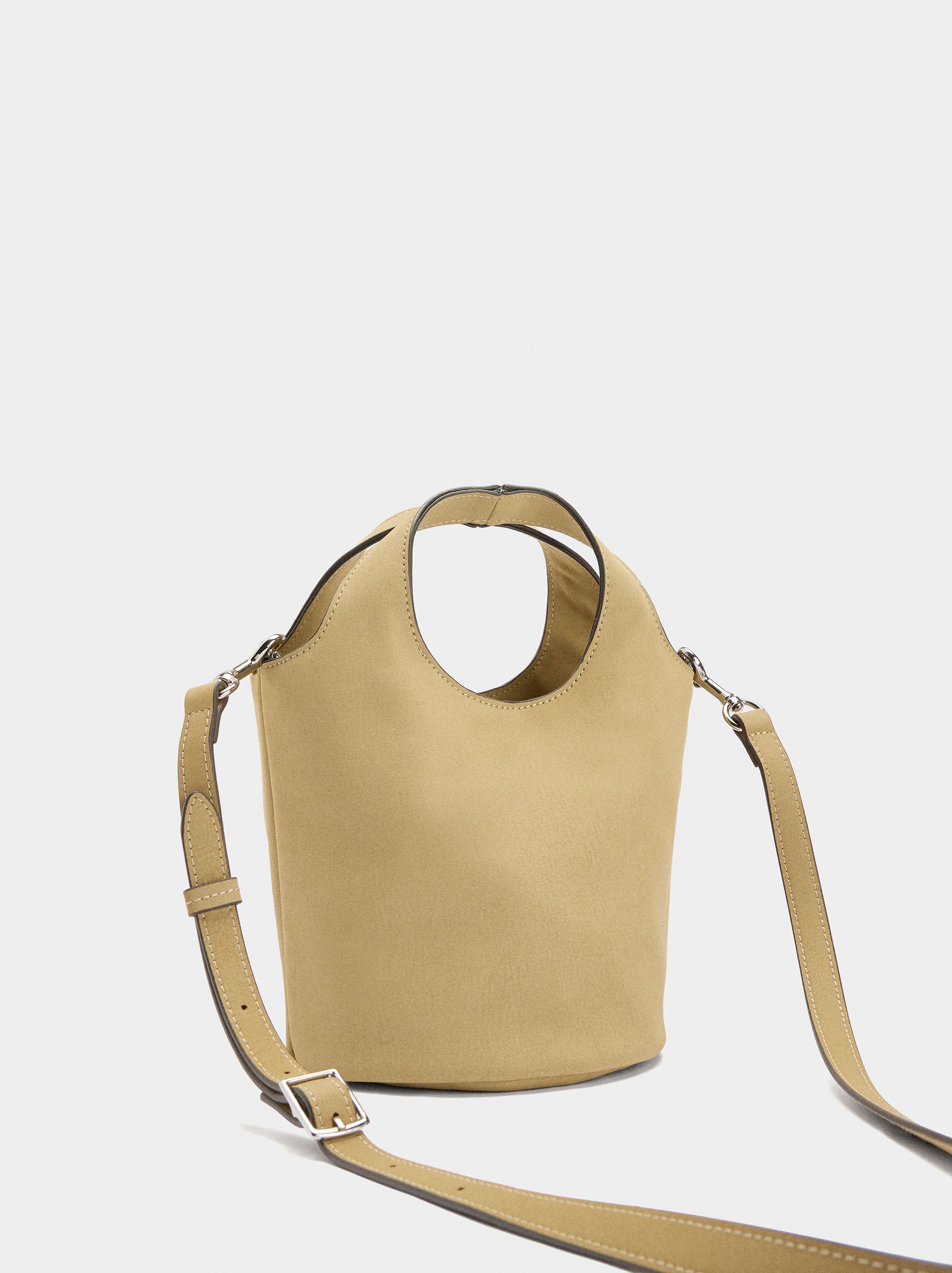 Bolso Bombonera Efecto Piel