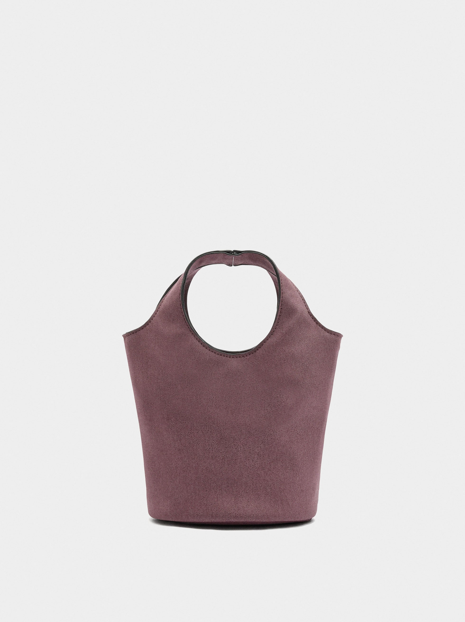 Bolso Bombonera Efecto Piel