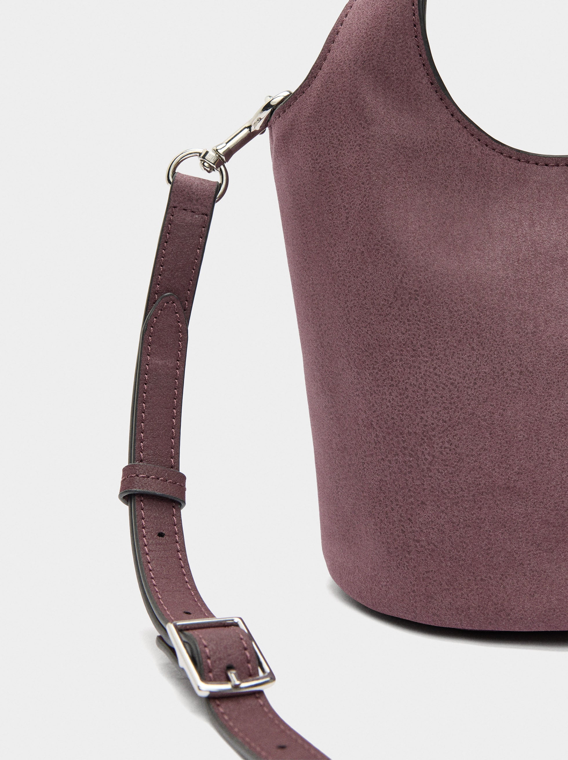 Bolso Bombonera Efecto Piel