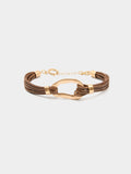 Pulsera Multicordón Con Aro