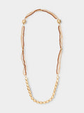 Collar Asimétrico Con Cuentas
