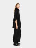 Poncho De Punto Cuello Efecto Pelo