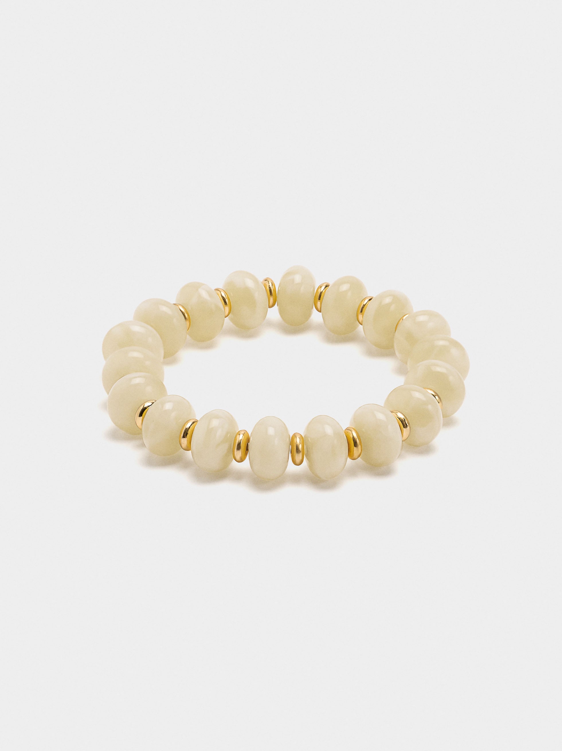 Pulsera Elástica Con Efecto Piedra