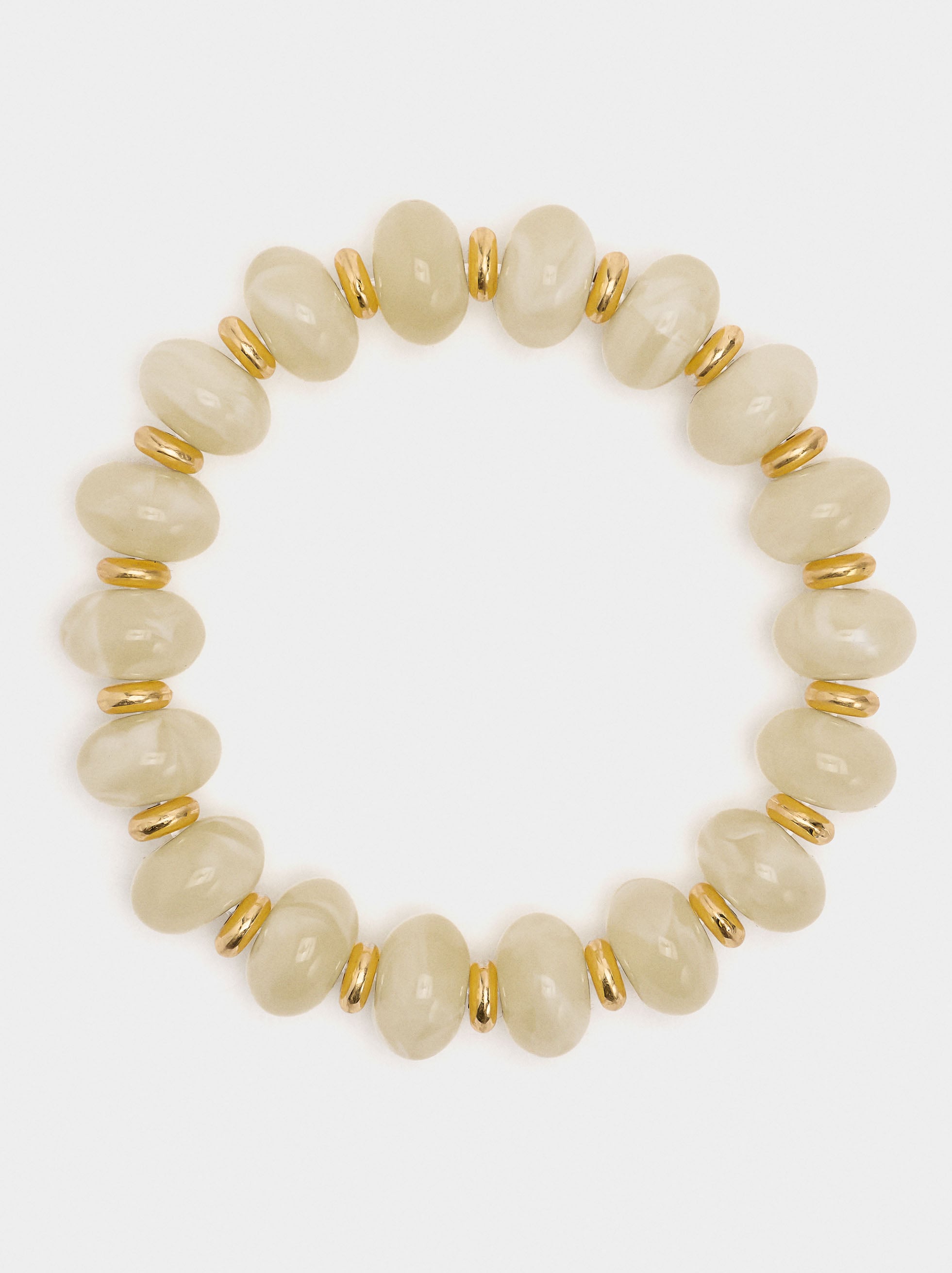 Pulsera Elástica Con Efecto Piedra