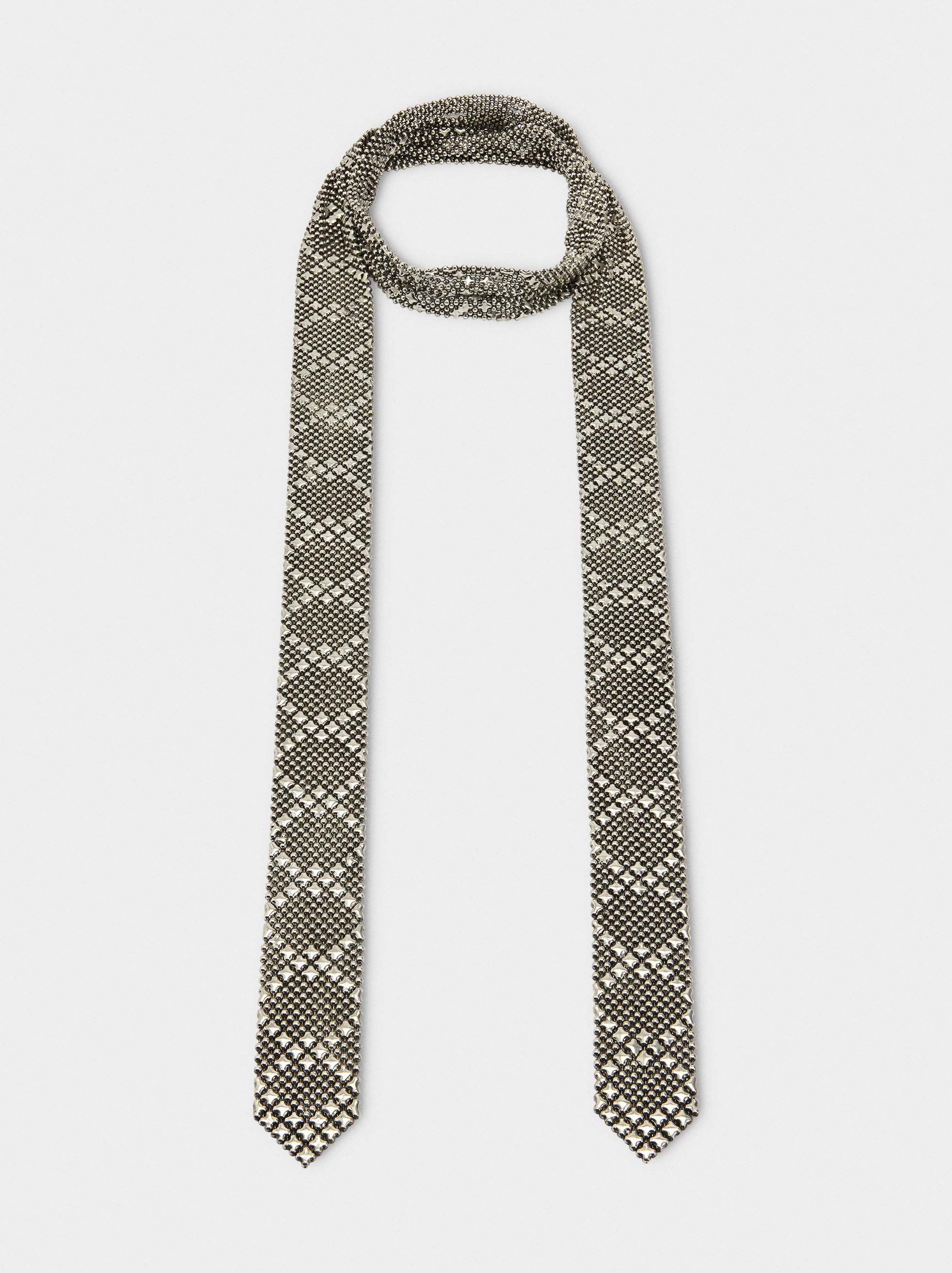 Collar Metálico Corbata