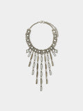 Collar Corto Con Colgantes De Barras Espejo