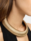 Collar Tubular Con Rayas
