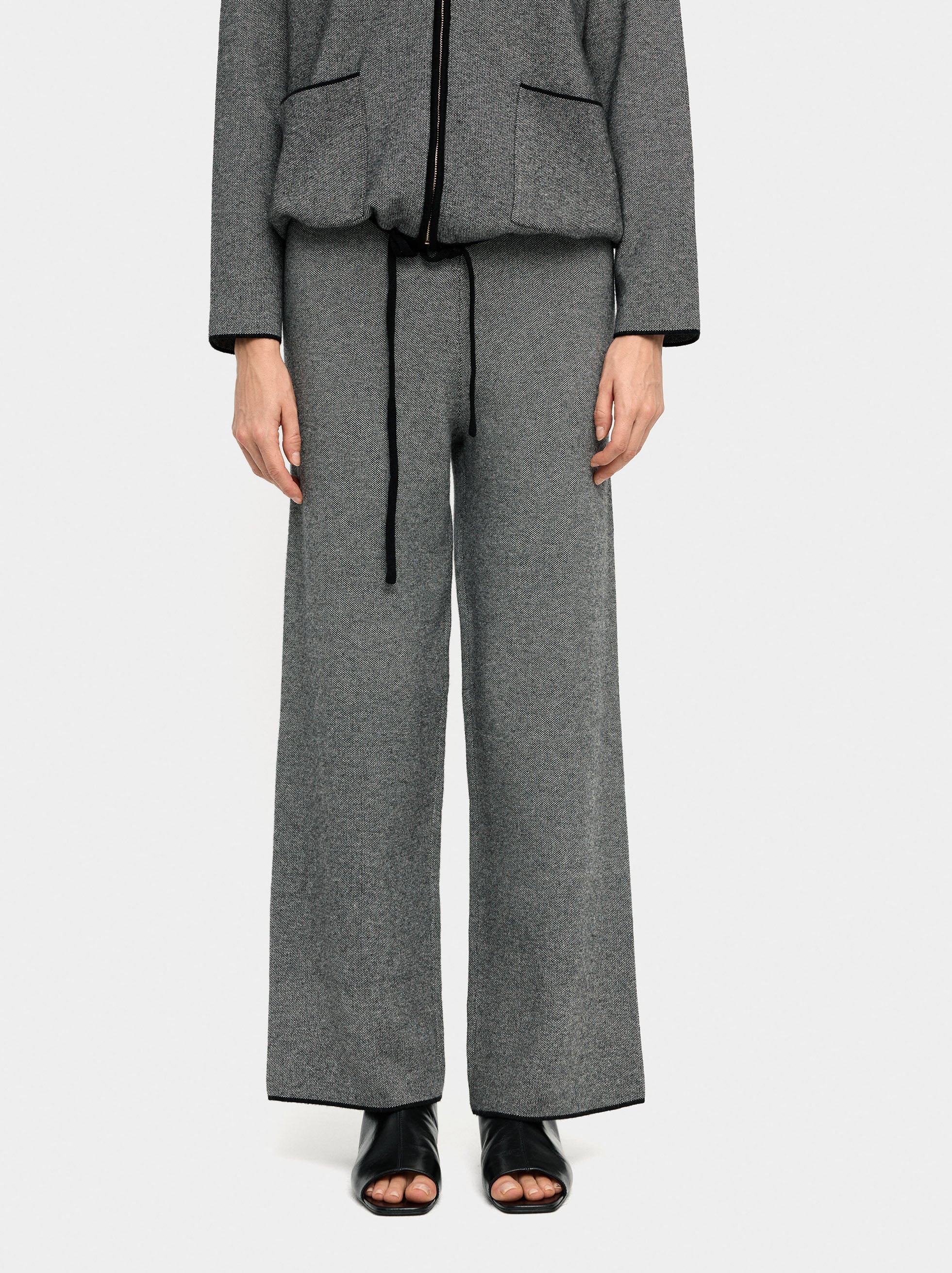 Pantalón De Punto Cintura Elástica