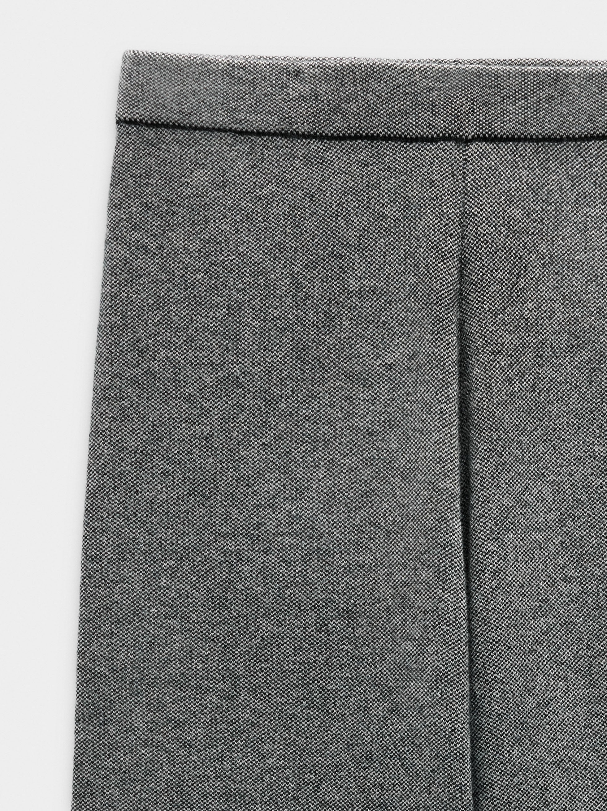 Pantalón De Punto Cintura Elástica