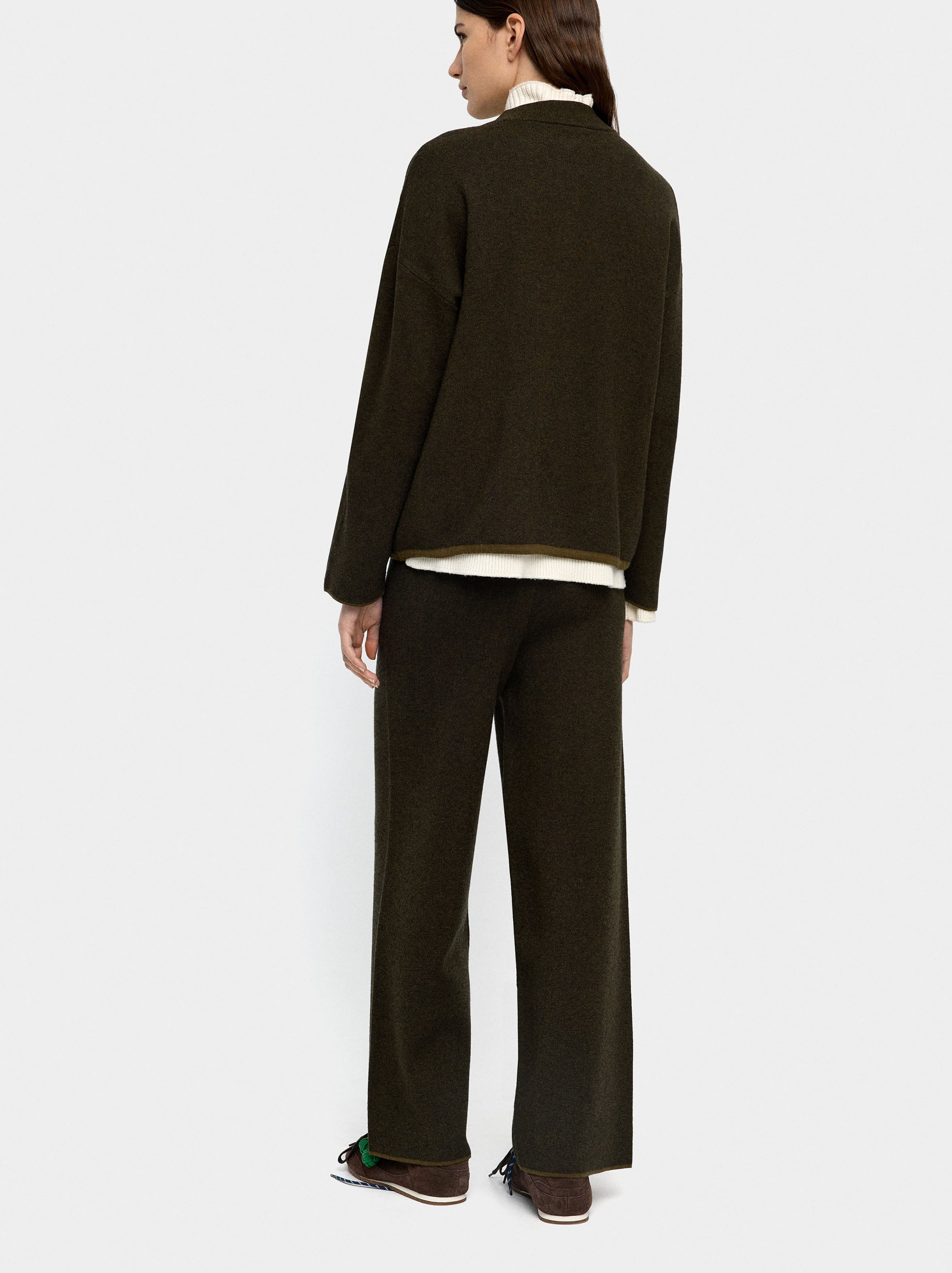 Pantalón De Punto Cintura Elástica
