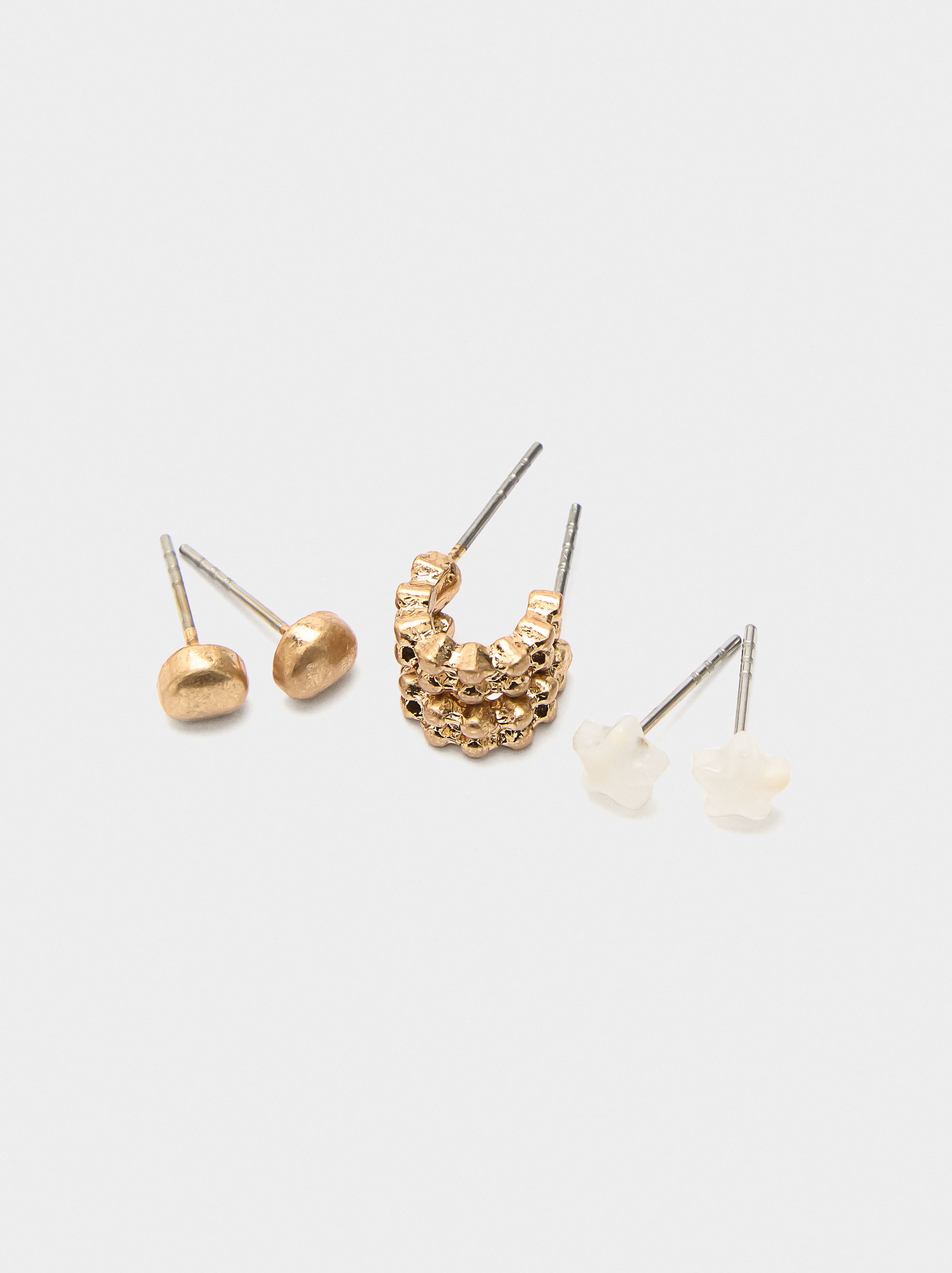 Set De Pendientes Cortos